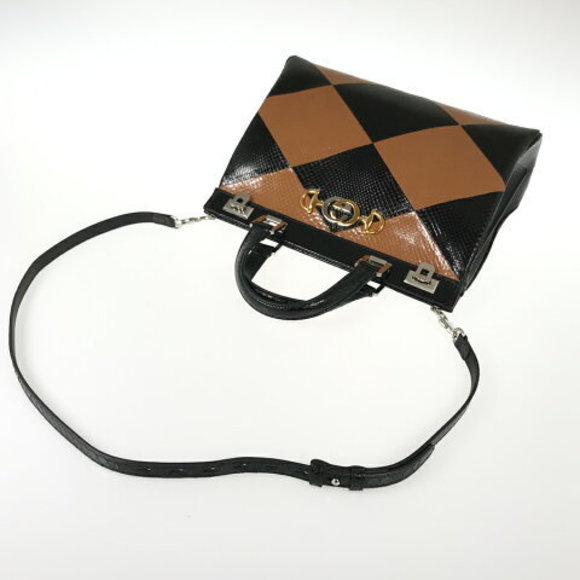 GUCCI Zumi Python Handbag sh - Picture 7 of 15
